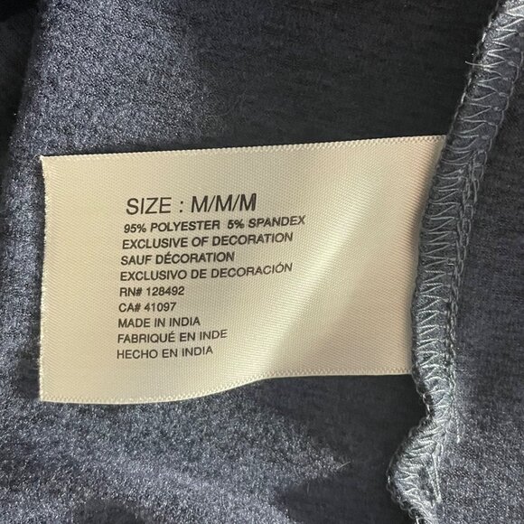 Greg Norman Blue Long Sleeve Active Shirt Top 1/4 Zip Men's SZ M Athletic Stretc - Picture 3 of 10